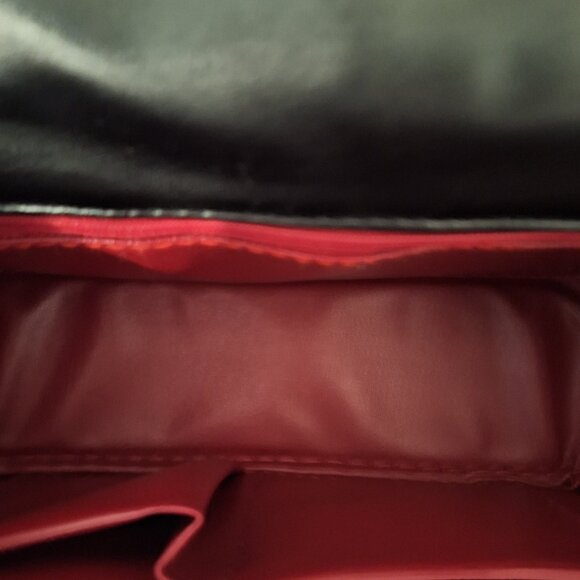 Quilted Black Faux Leather Crossbody Bag - Unknown Brand - Picture 5 of 9